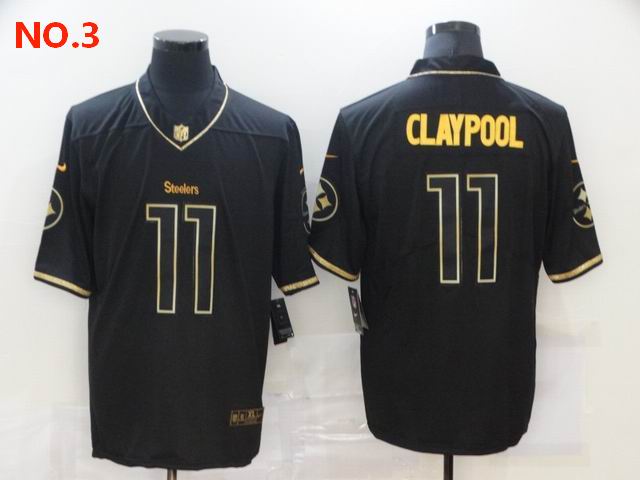 Men's Pittsburgh Steelers #11 Chase Claypool Jersey NO.3;